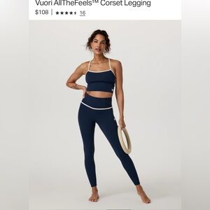 New collection Vuori Dark Blue Women's Leggings